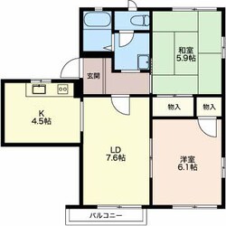 阿倉川駅 徒歩23分 2階の物件間取画像